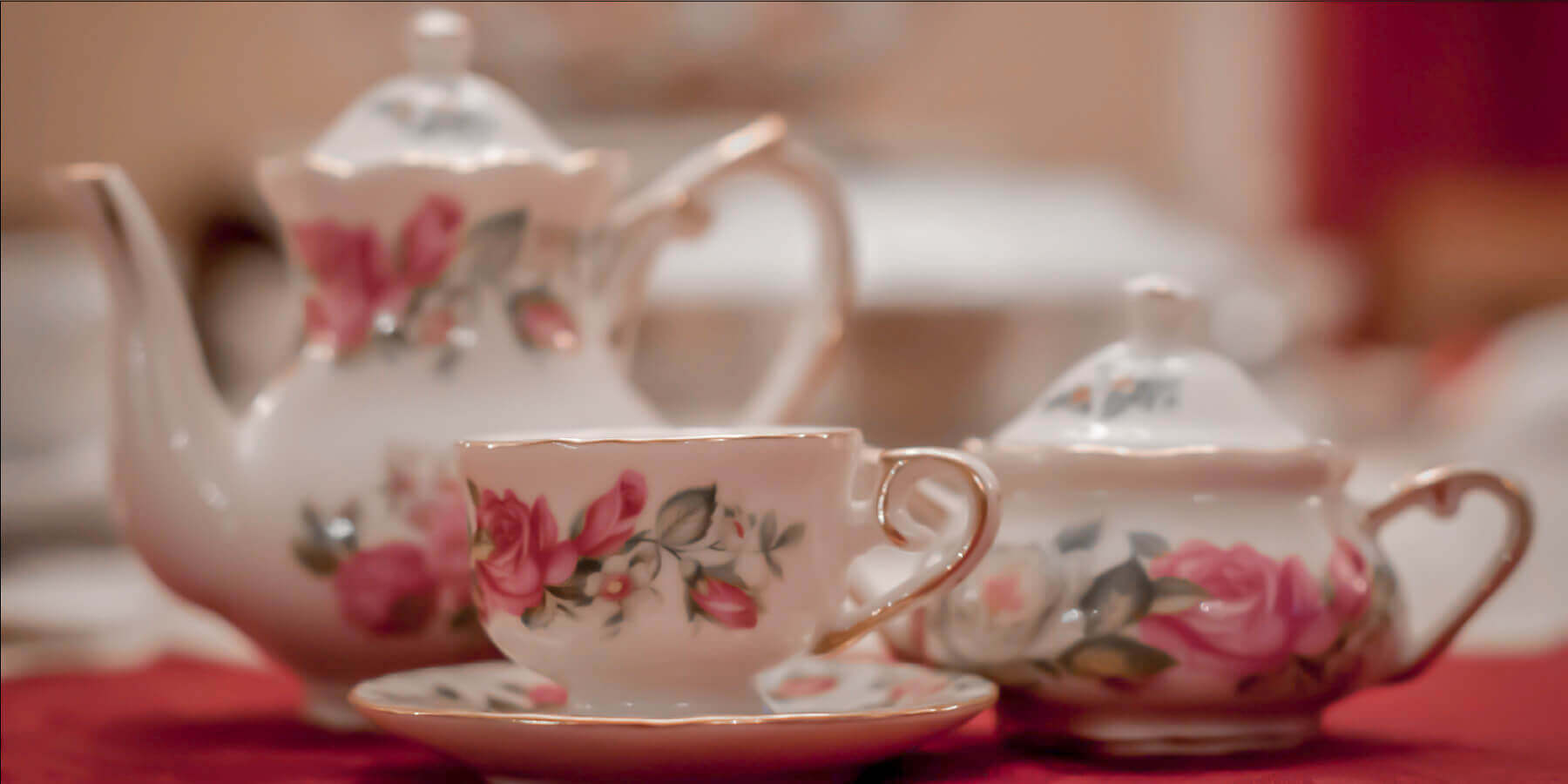 Three tea cups